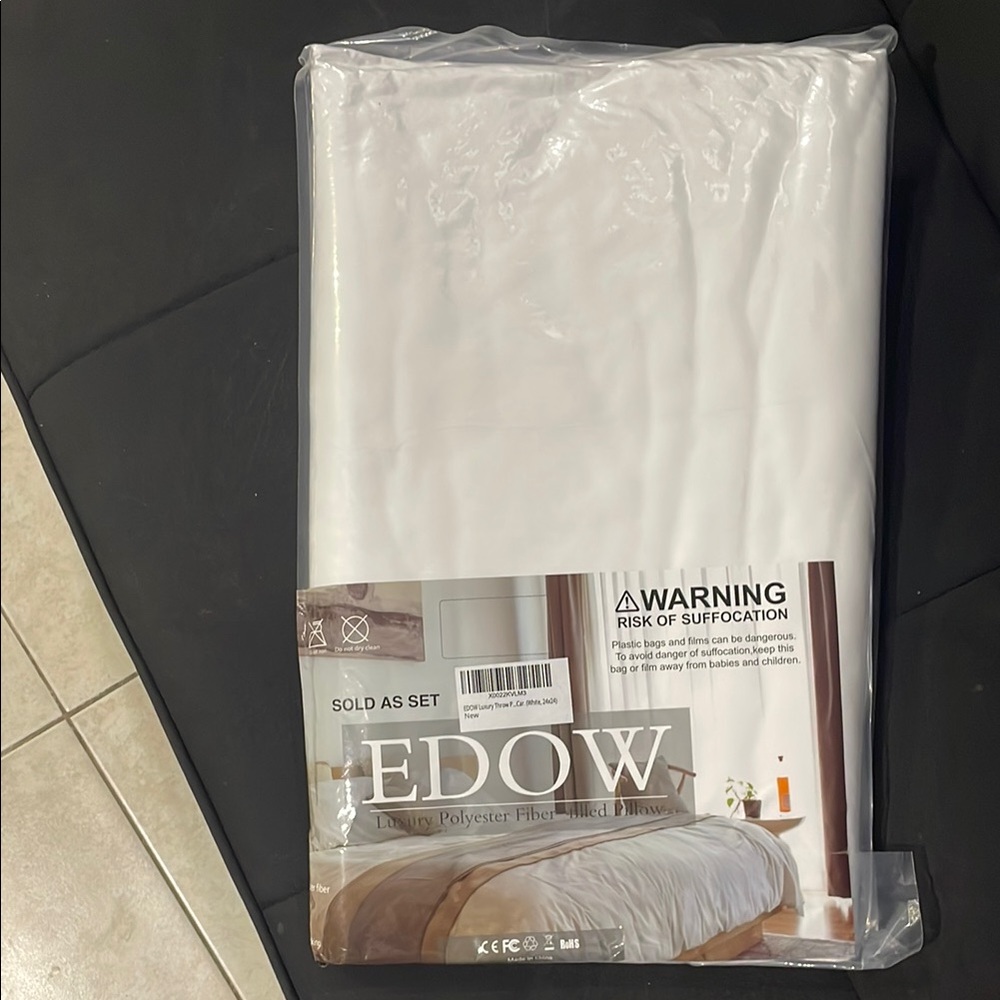 White Polyester Fiber Bedding Set